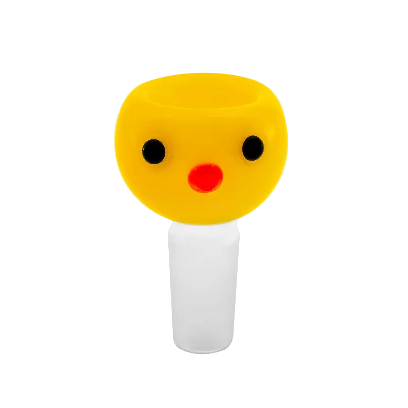 Ducky Glass Flower Bowl