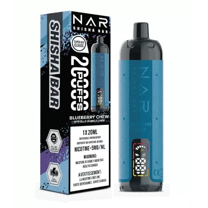 NAR Shisha Bar 20K – Blueberry Chew