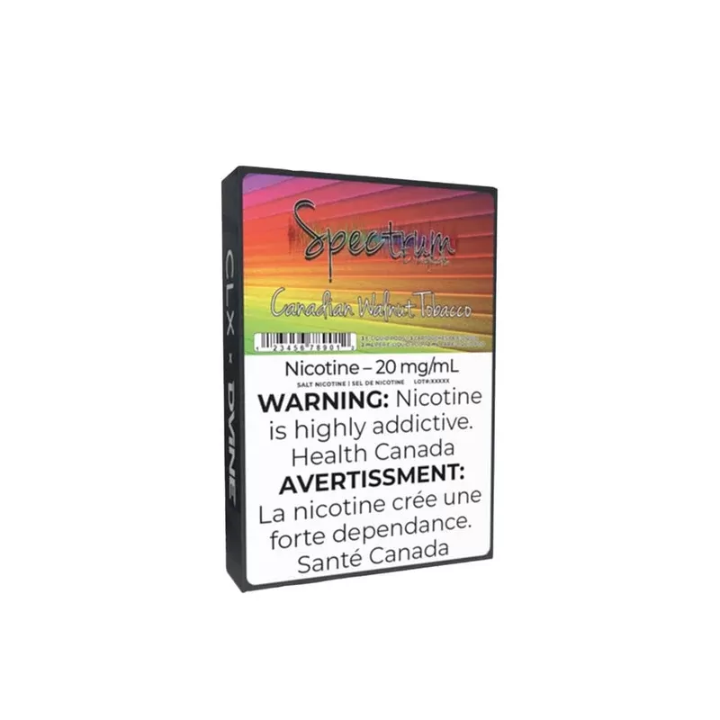 CLX Pods Spectrum Walnut Tobacco Vape Pods