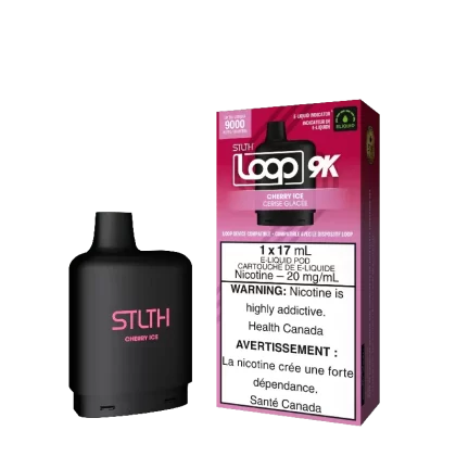 STLTH Loop 9K Pod – Cherry Ice