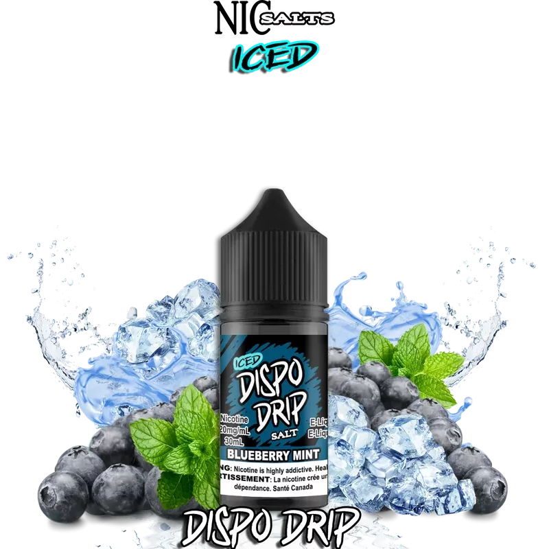 DISPO DRIP SALT – BLUEBERRY MINT