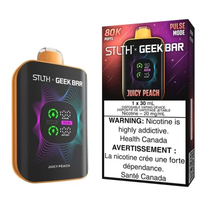 STLTH X Geek Bar Disposable Vape Device – Juicy Peach