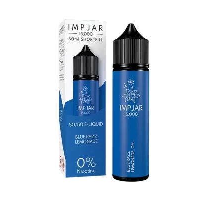 Blue Razz Lemonade 50ml Shortfill E-Liquid by Imp Jar