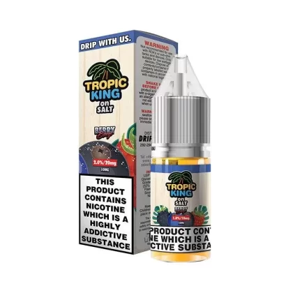 Tropic King on Salt Iced Berry Breeze 10ml Nic Salt E-Liquid