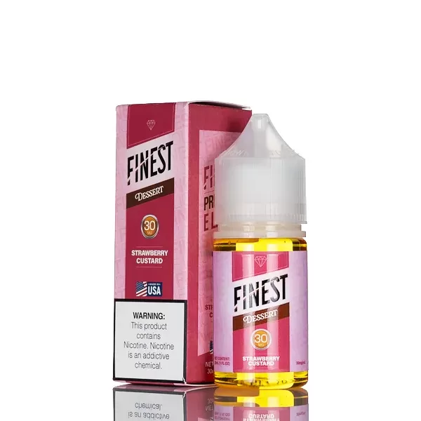 Finest Salt Nic – Desert Edition – Strawberry Custard – 30mL