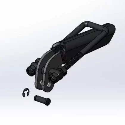 BACKSWING LATCH WITH HANDLE