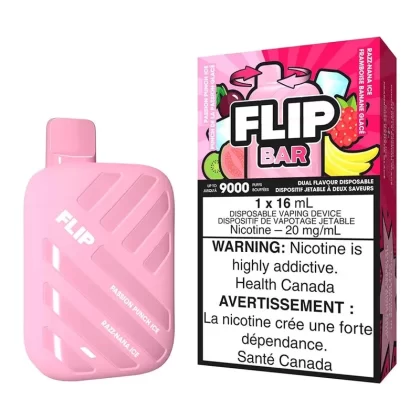 Flip Bar Disposable Vape Device – Passion Punch Ice And Razz Nana Ice