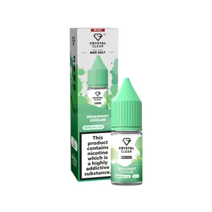 Crystal Clear Spearmint Cooler 10ml Nic Salt E-liquid
