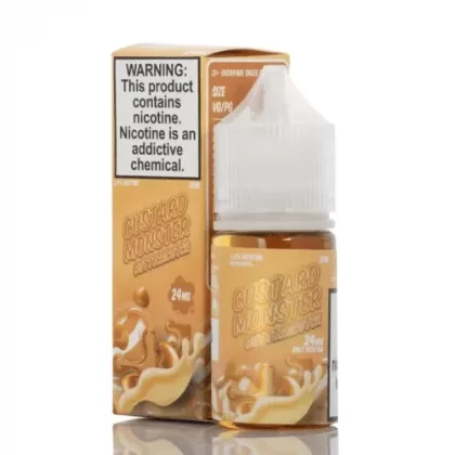 Custard Monster Salt Butterscotch Custard Salt by Jam Monster Salt 30ML