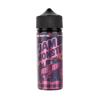 Mixed Berry 100ml Shortfill E-Liquid by Jam Monster
