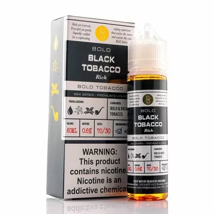 Black Tobacco – Glas Basix E-Juice (60 ml)