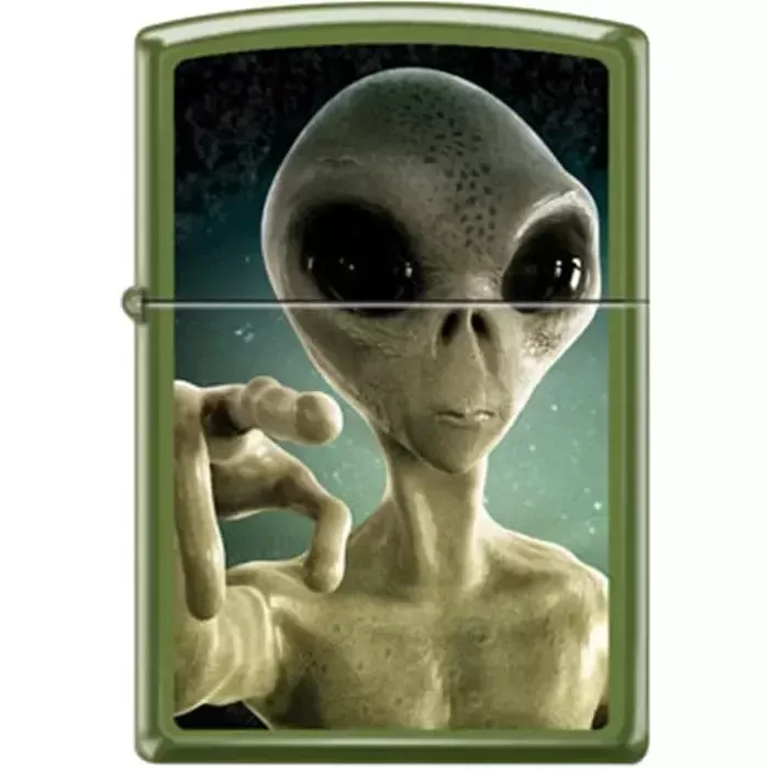 Zippo Lighter – Alien Green Moss