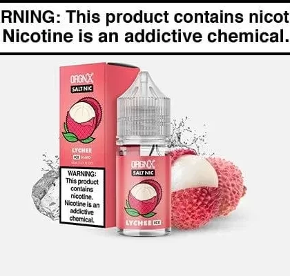 LYCHEE ICE BY ORGNX SALT 30ML