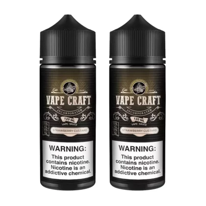 Vape Craft Strawberry Custard 2 Bottle Bundle
