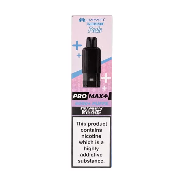 Strawberry Raspberry Blueberry Pro Max Plus Prefilled Pod + Refill by Hayati
