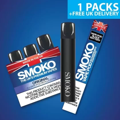 OFERTA DE VAPE POD GRATIS + 1 PACK DE RECAMBIOS DE VAPE POD – £9.99 (AHORRA £10.99)