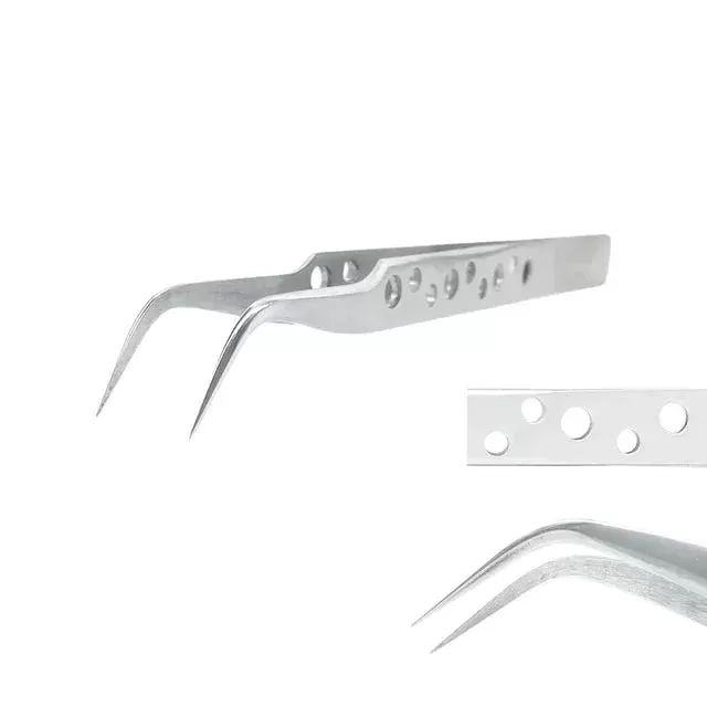 Anti-Static Precision Stainless Curved Tip Tweezers