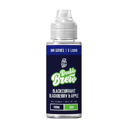 Blackcurrant Blackberry & Apple Double Brew Bar Series 100ml Shortfill