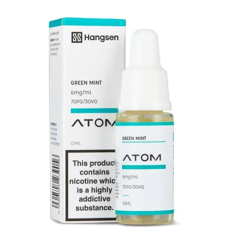 Green Mint E-Liquid Atom Series by Hangsen (10ml)