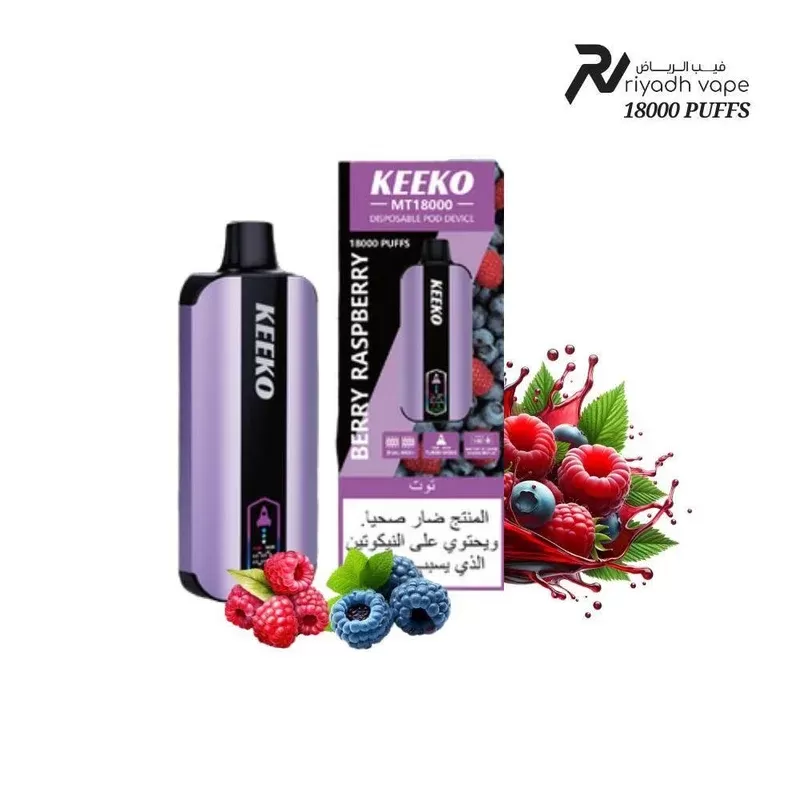Keeko MT 18000 Puffs Disposable Vape – Berry Raspberry