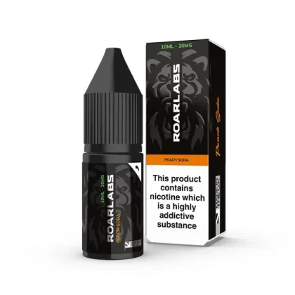 Peach Soda 10ml Nic Salt E-Liquid by ROARLABS
