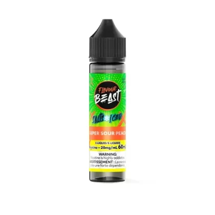 Flavour Beast E-Liquid 60mL Salts – Super S Peach