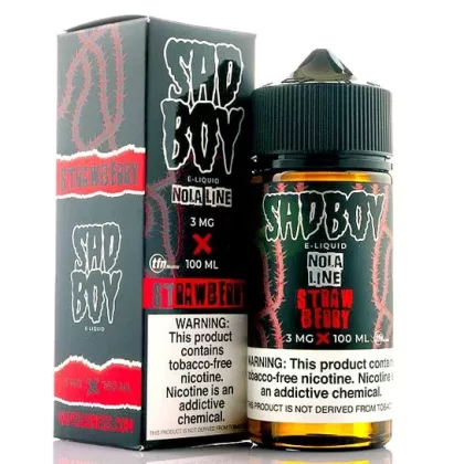 Nola Strawberry – Sadboy E-Juice (100 ml)