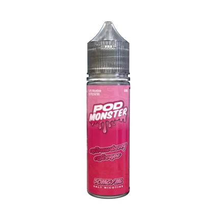 Pod Monster Salt Strawberry Scoops eJuice
