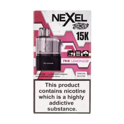 Pink Lemonade Thunder 15k Prefilled Pod + Refill by Nexel