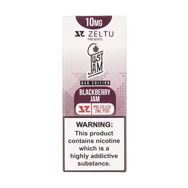 Blackberry Jam X3 Just Jam Prefilled Pods by Zeltu