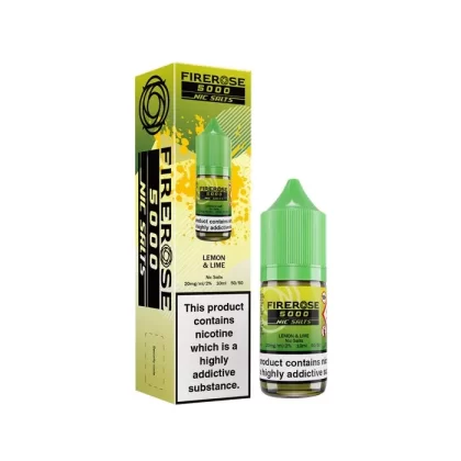 Lemon & Lime Nic Salt E-Liquid by Firerose 5000