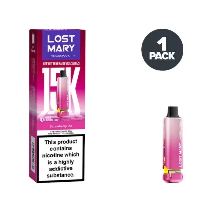 Strawberry Ice Lost Mary Nera 15K Refill Pack