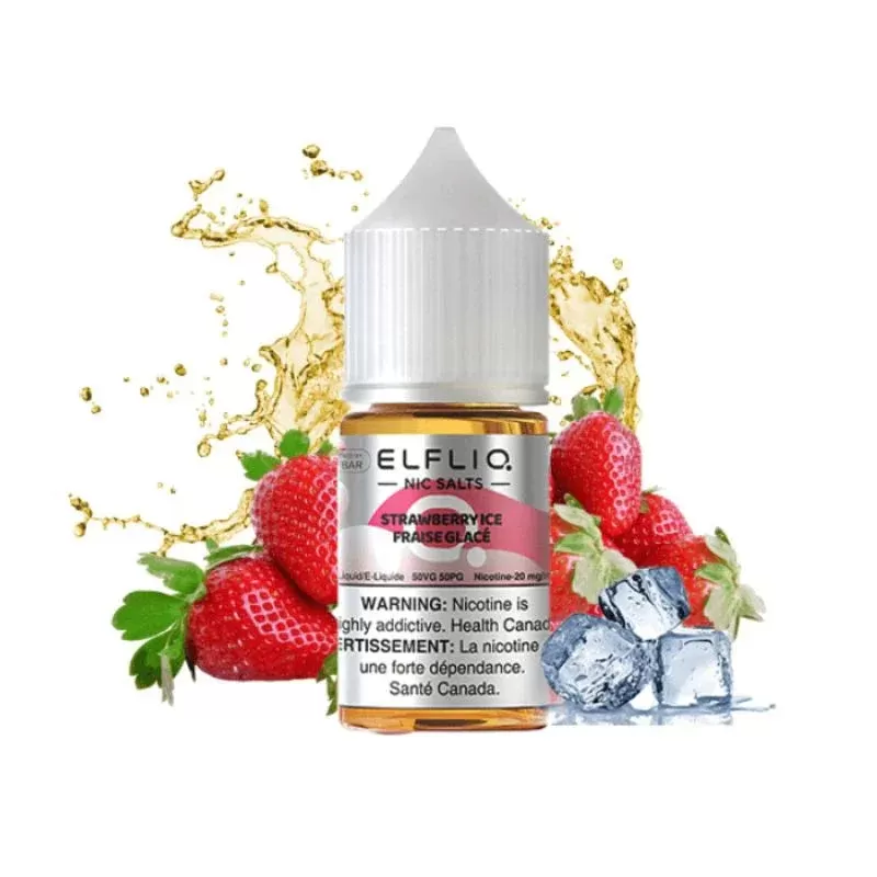 Elf Bar E-Liquids -Strawberry Ice – Salt Nic – 30 ML