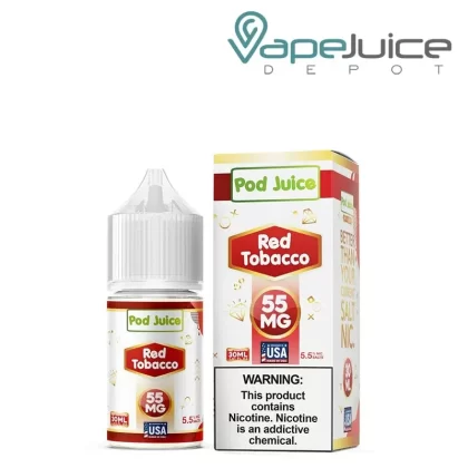 Red Tobacco Pod Juice Salt 30ml