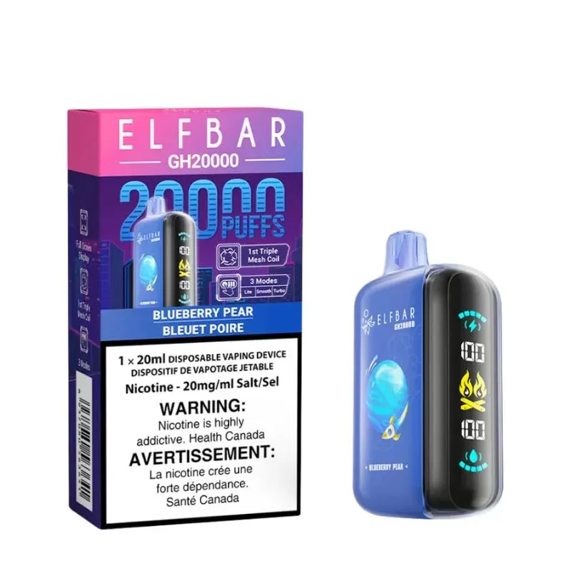 Elf Bar GH20000 Disposable Vape – 20K Puffs – Blueberry Pear