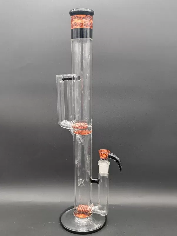 2K Glass 19″ Double Dual Inline Tube