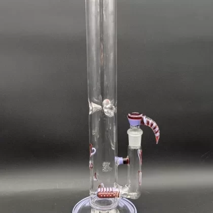 2K Glass Dual Color Heart Bong