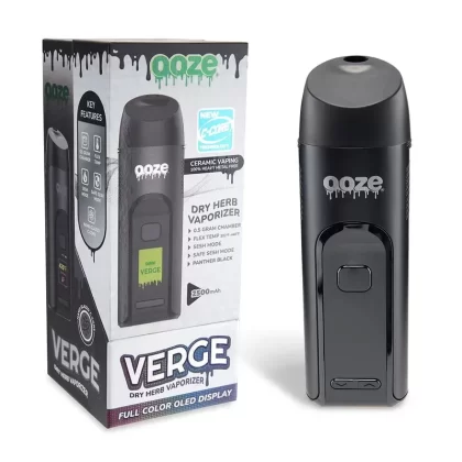(DRY VAPORIZER) OOZE VERGE 2500MAH KIT – PANTHER BLACK