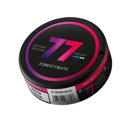 77 Forest Fruits Nicotine Pouches – 5.2mg (5 Pack)