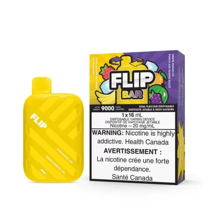 Flip Bar Razz Nana Ice And Grape Punch Ice Disposable Vape Pen