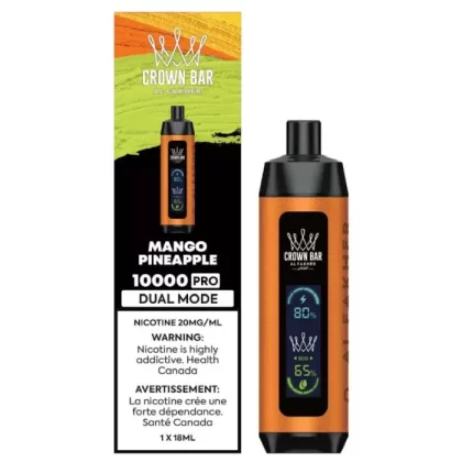 Crown Bar – Al Fakher – Disposable Vape 10K – Mango Pineapple