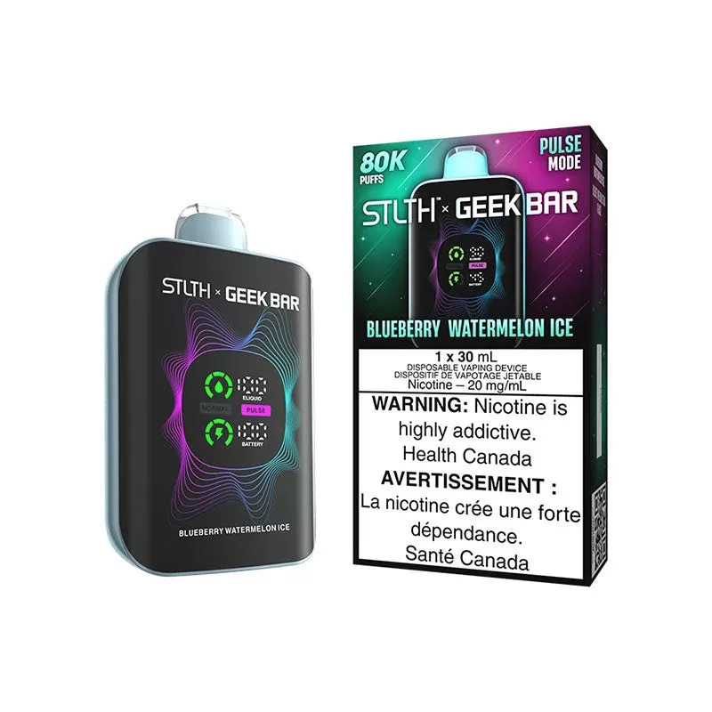 BLUEBERRY WATERMELON ICE – STLTH X GEEK BAR DISPOSABLE (30mL)