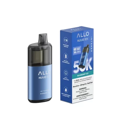 Allo Intense Nuud 50K Disposable Vape – Blueberry Ice