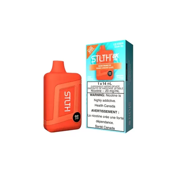 Stlth 8K Pro Disposable Vape – Blood Orange Ice