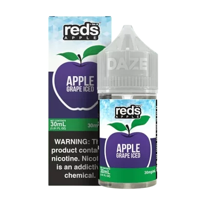 Apple Grape ICED SALT – Red’s Apple E-Juice by 7 Daze – 30mL