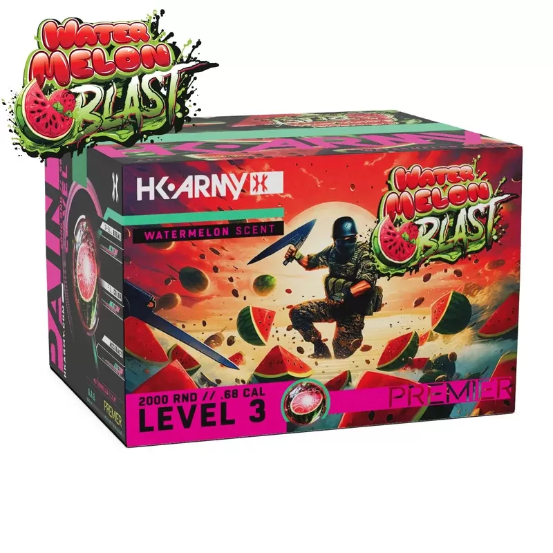 Hk Army Watermelon Blast Scented Paintballs | Premiere Pink Fill | 2000 Counts | 0.68 Cal