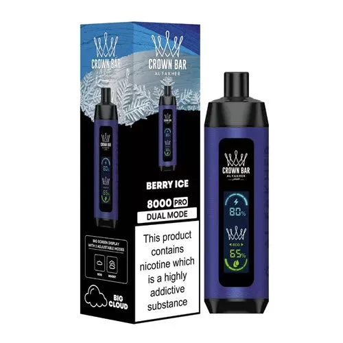 Crown Bar 8000 Puffs Disposable Vape Device – 1PC