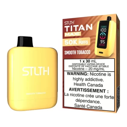 STLTH Titan Max Disposable Vape Device – Smooth Tobacco