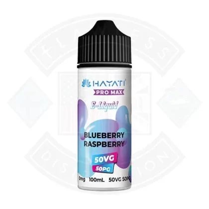 Hayati Pro Max 50/50 – Blueberry Raspberry 0mg 100ml Shortfill