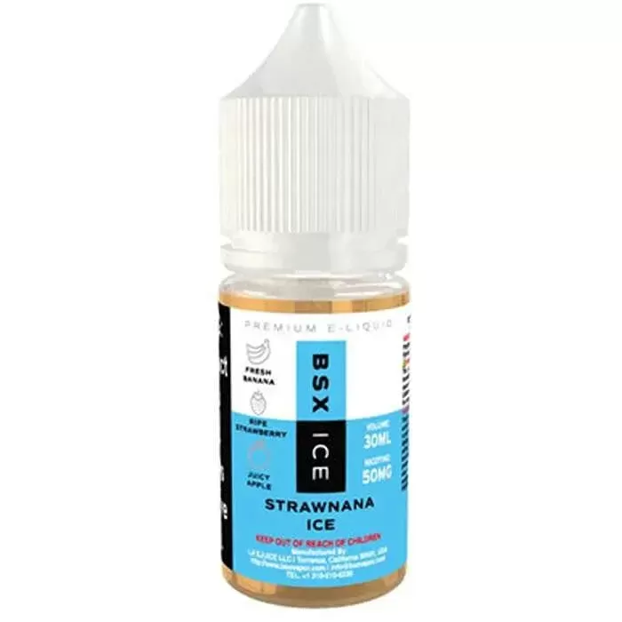 Strawnana Ice Nicotine Salt by Glas Basix Series